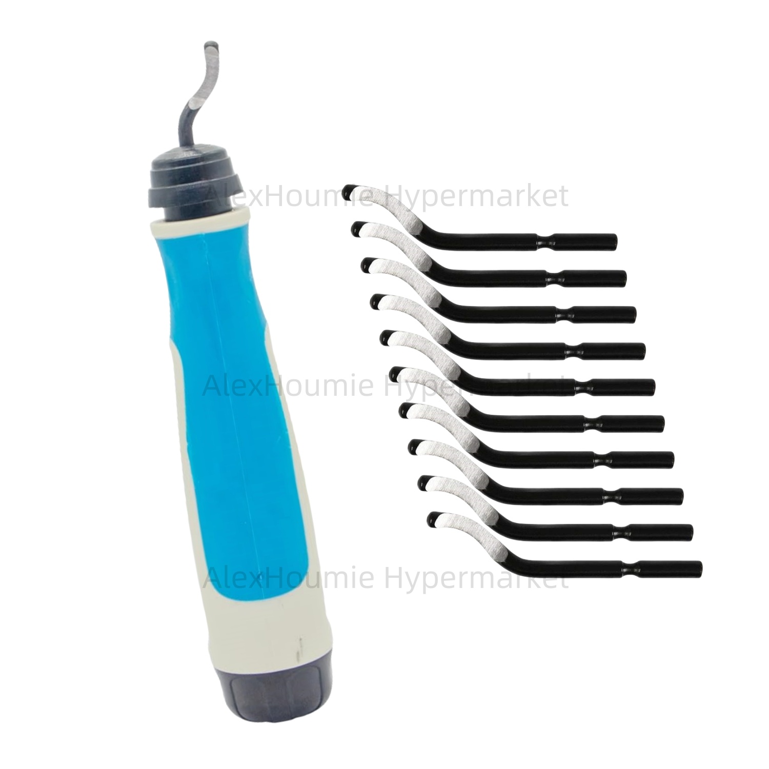 Swivel Knife Tool - Ontbraamgereedschapset NG1000 met 11 hogesnelheidsstaal draaibare