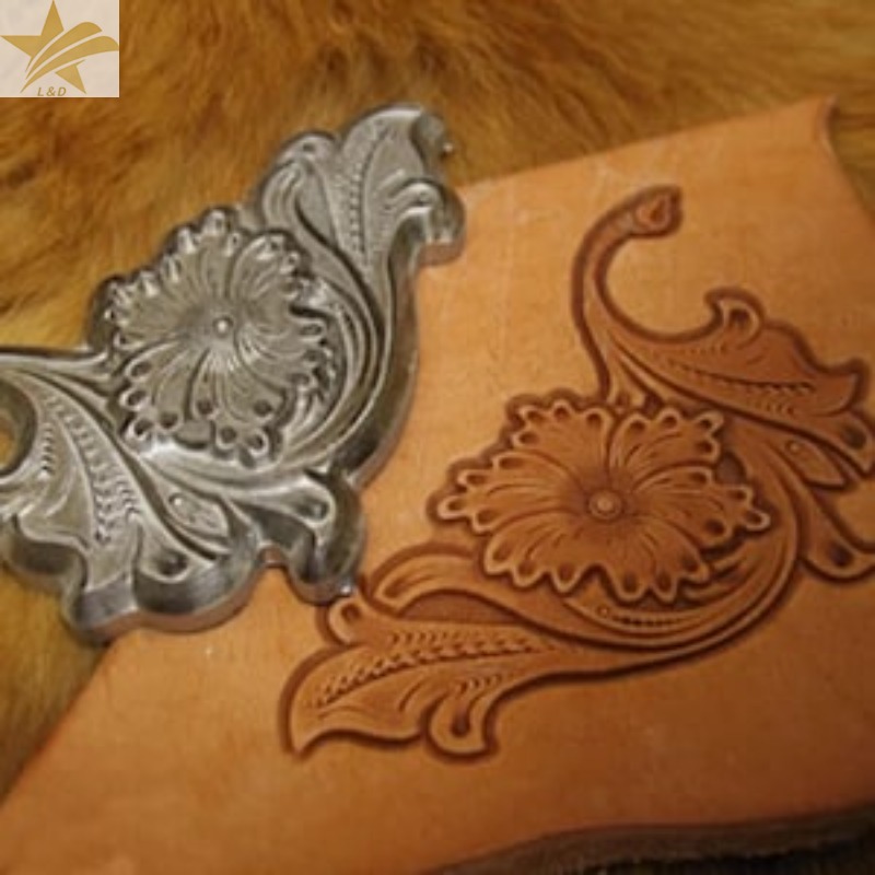 Leatherwork Flowers - Lederen graveer- en reliëfstempelvorm, bloemmotief, lederen