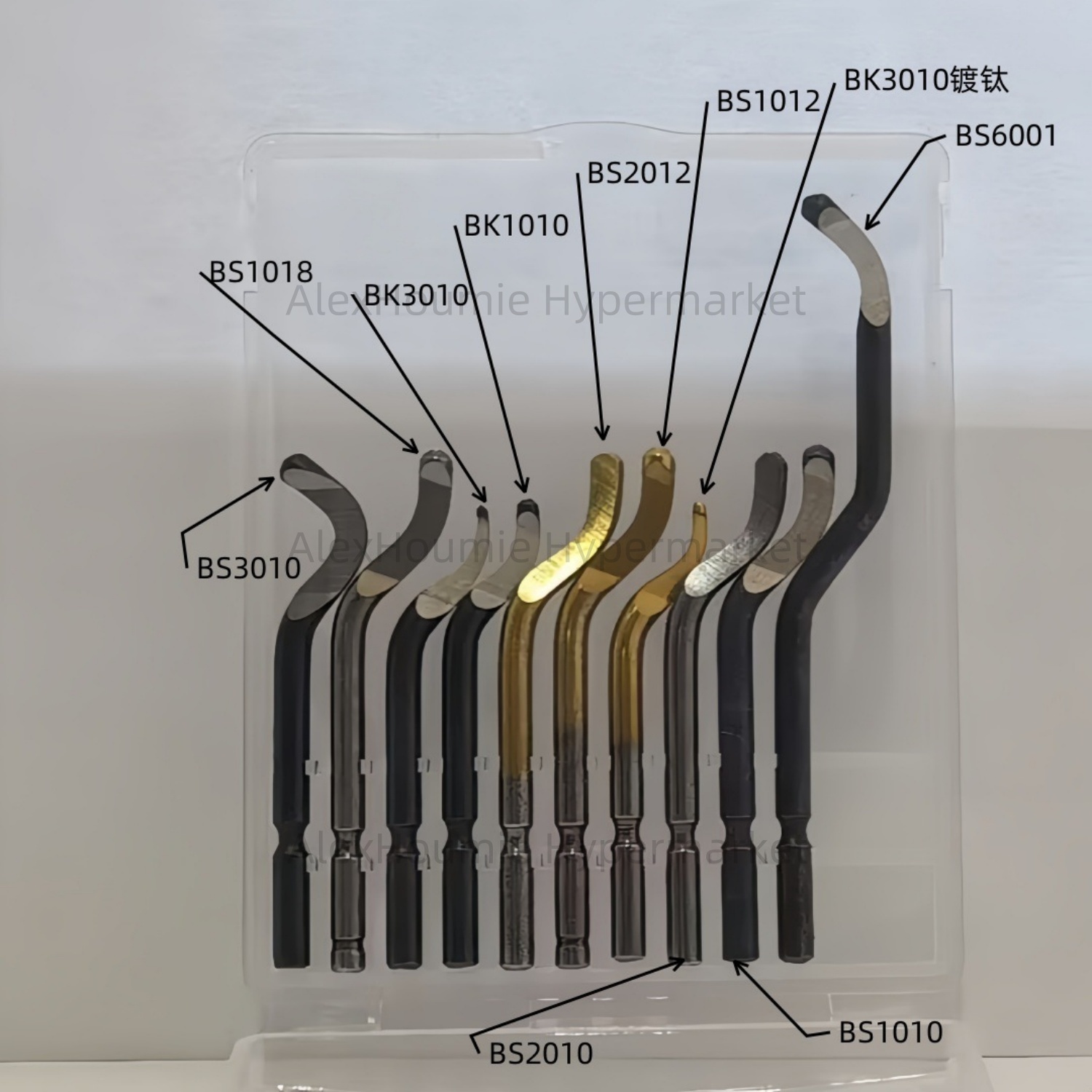 Swivel Knife Tool - 10 STKS Hoge Snelheid Draaibare Messen