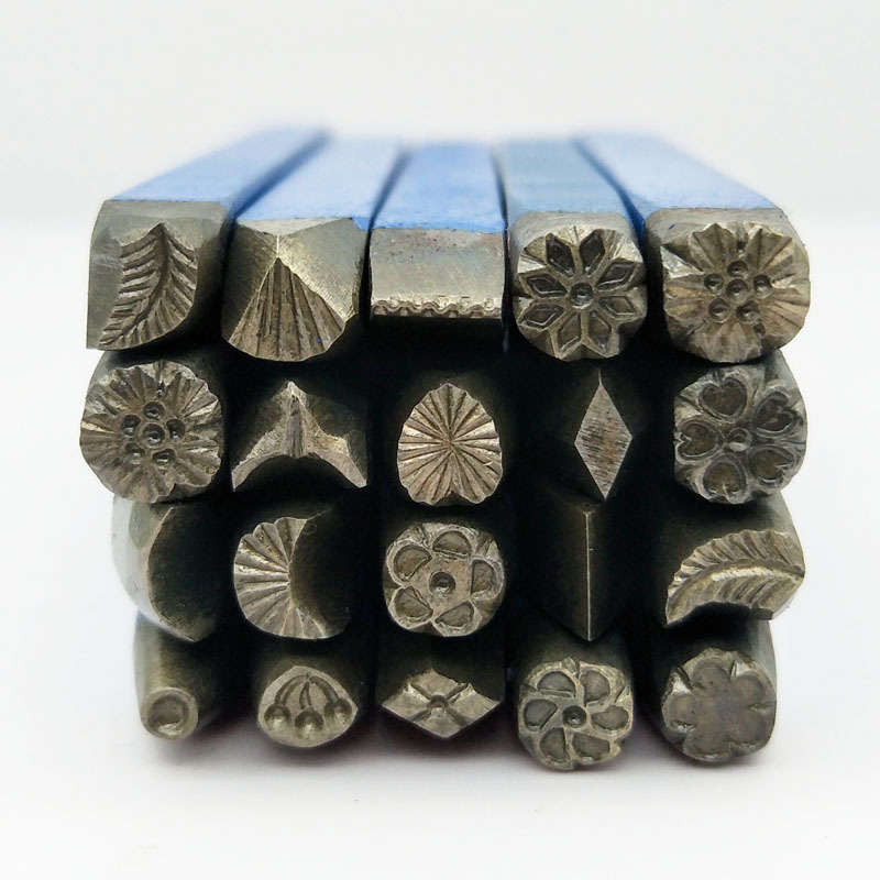 Leatherwork Flowers - DIA 5,5 mm 20 stuks DIY