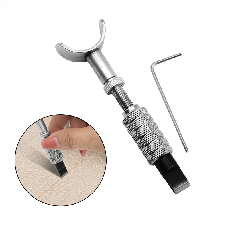 Swivel Knife Tool - Diy Verstelbare Handmatige Roterende Gereedschappen Lederen