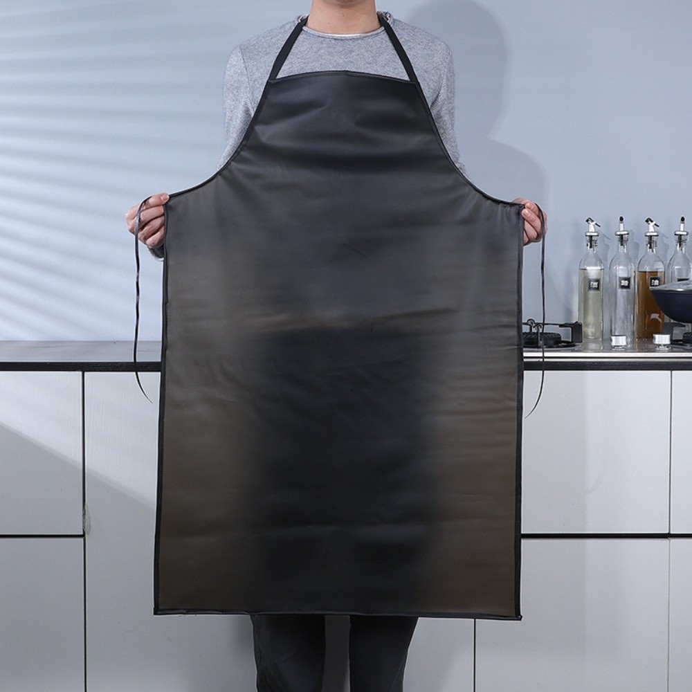 Leather Work Factory - PVC waterdichte, oliebestendige schort, verlengde taille,