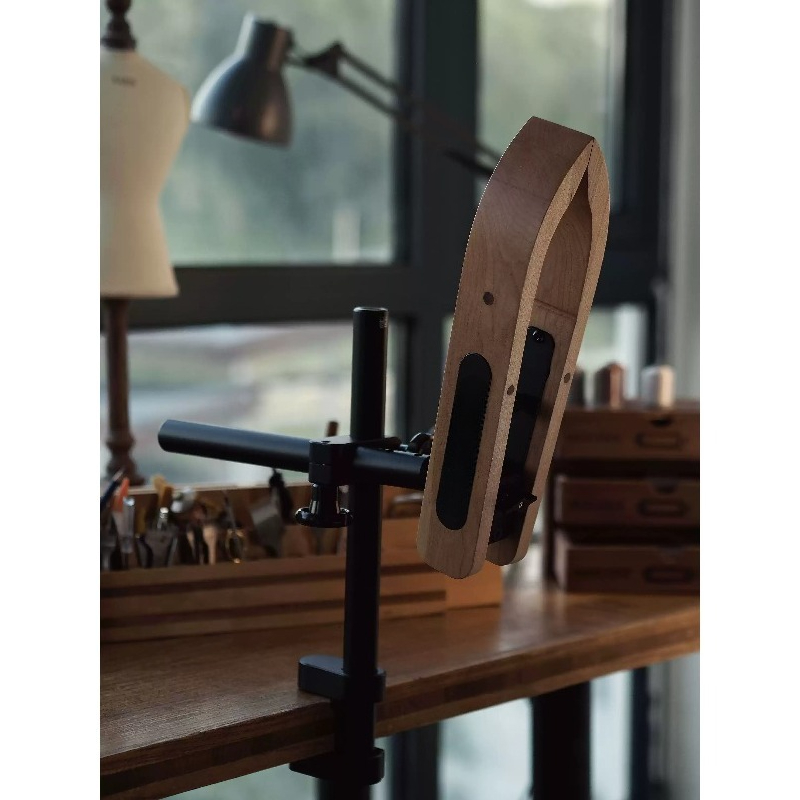 Leatherwork Craft - Houten lederen naaiklemstandaard DIY handgemaakte lederen