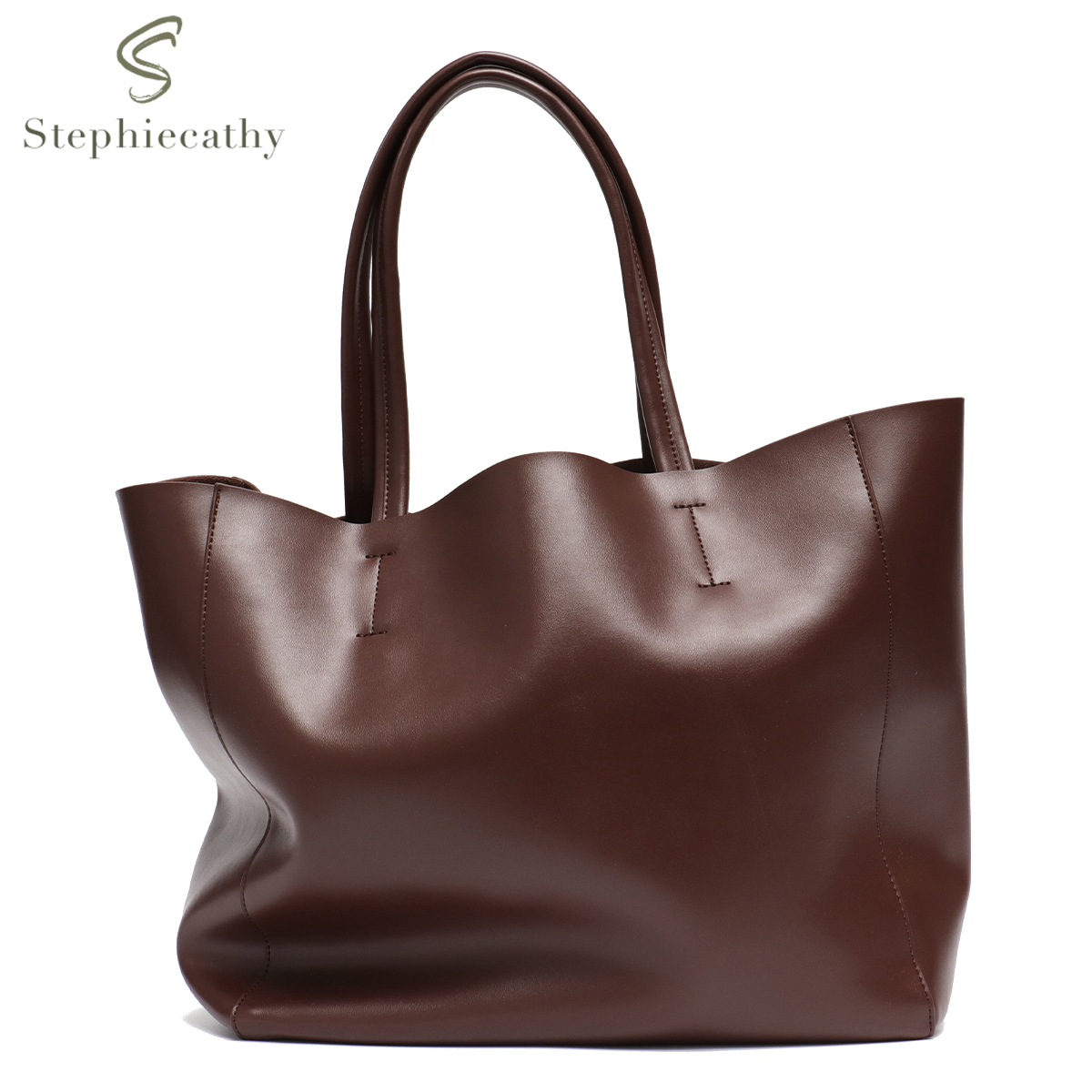 Leatherwork Designs - Grote Capaciteit Draagtas Voor Vrouwen Mode