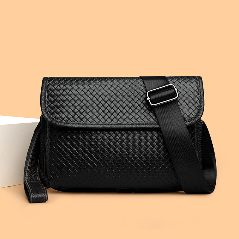 Leatherwork Designs - Luxe designer schoudertas voor heren, lederen