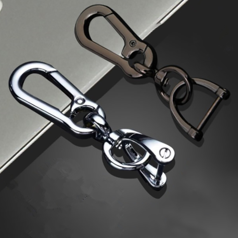 Belt Buckle Blank - Autosleutelhanger Klassieke heren roestvrijstalen sleutelhanger Tailleriemclip