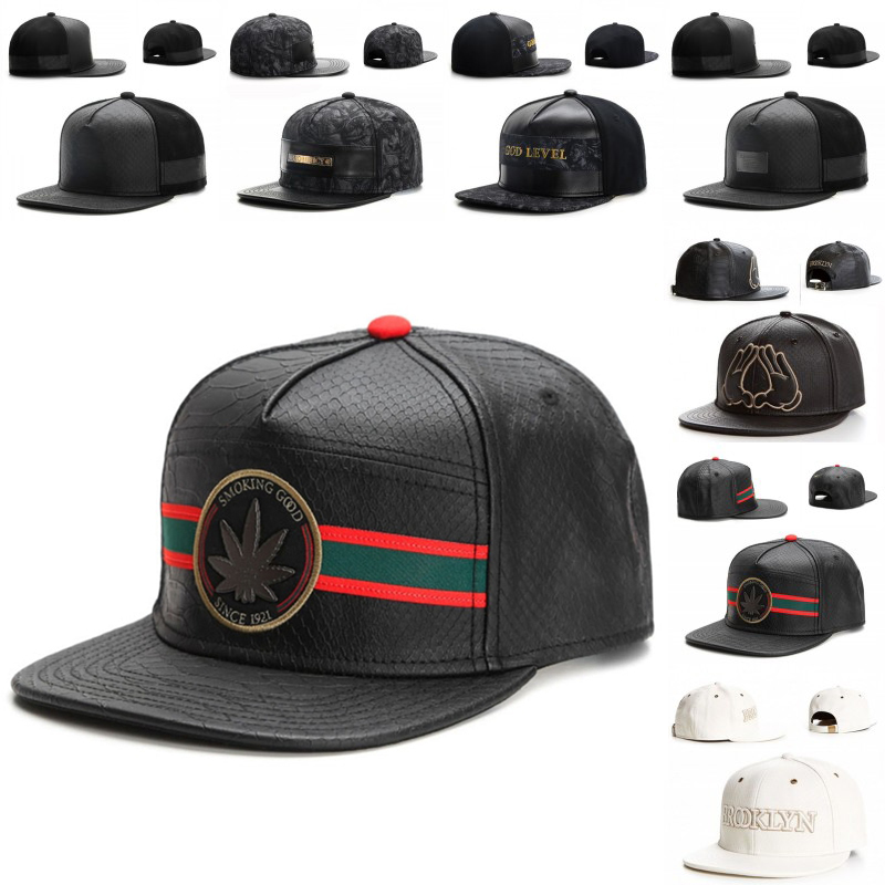 Leather Work Hat - Modemerk Lederen Cap Baseball Cap voor
