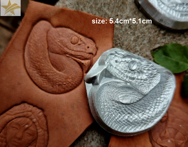 Leatherwork Flowers - Snake Maidush Patroon Handwerk Uniek leerbewerking