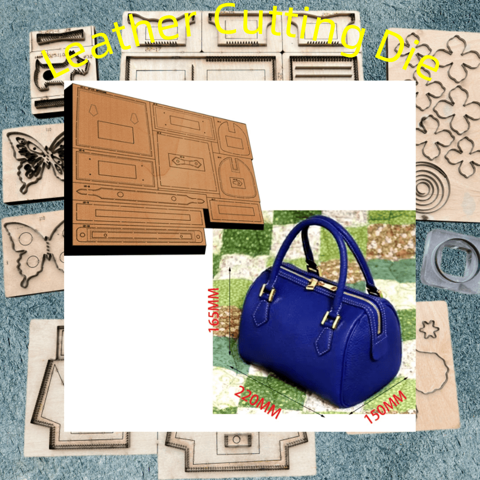 Leatherwork Flowers - Houten snijmal voor handtas & portemonnee