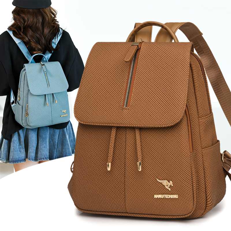 Duurzame damesreisrugzak, PU-l - Leather Work Womens Backpack recensie en prijs