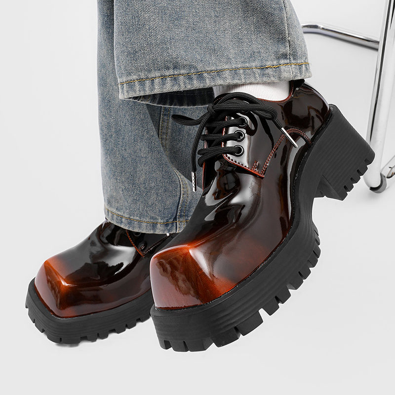 Leren herenschoenen met dikke  - Leatherwork Designs recensie en prijs