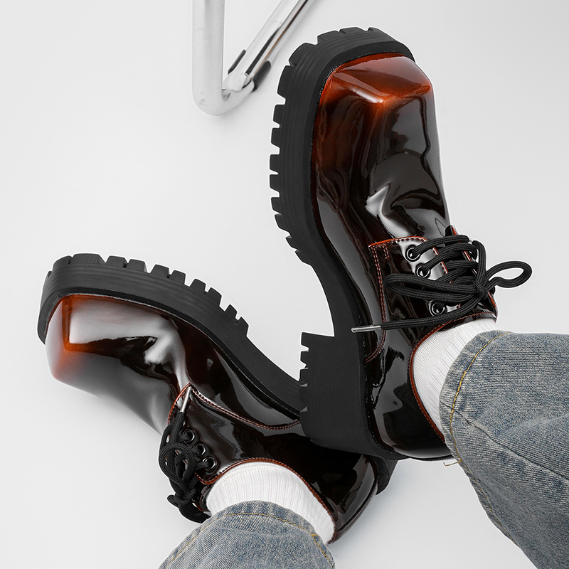 Leren herenschoenen met dikke  - Leatherwork Designs recensie en prijs