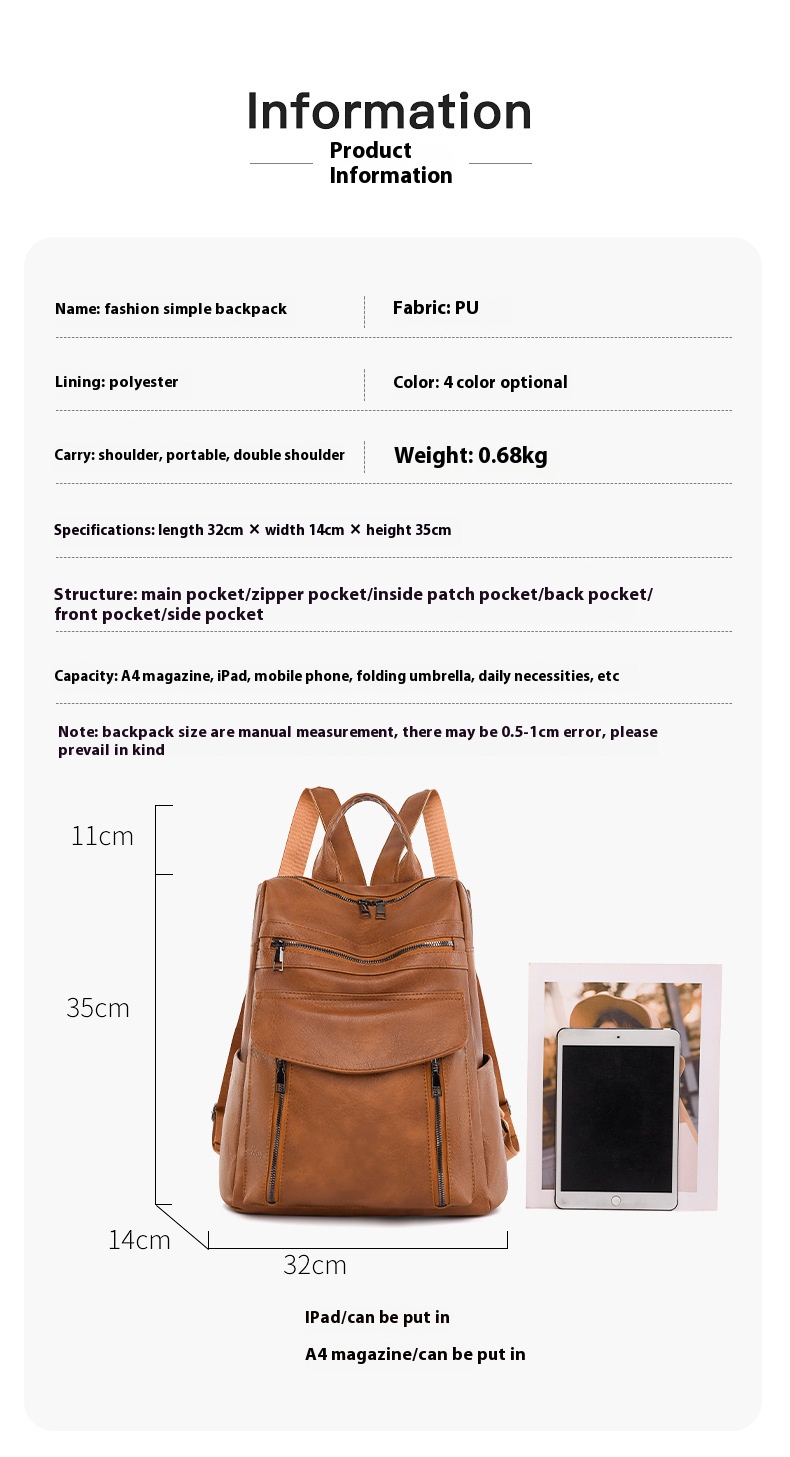 Nieuwe collectie lederen lapto - Leather Work Womens Backpack recensie en prijs