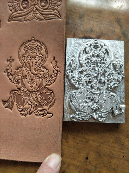3D kalebasvormige lederen embo - Leatherwork Flowers recensie en prijs