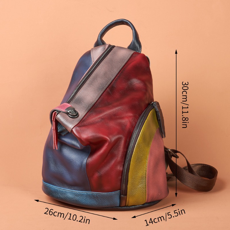 Vintage elegante werkrugzak vo - Leather Work Womens Backpack recensie en prijs
