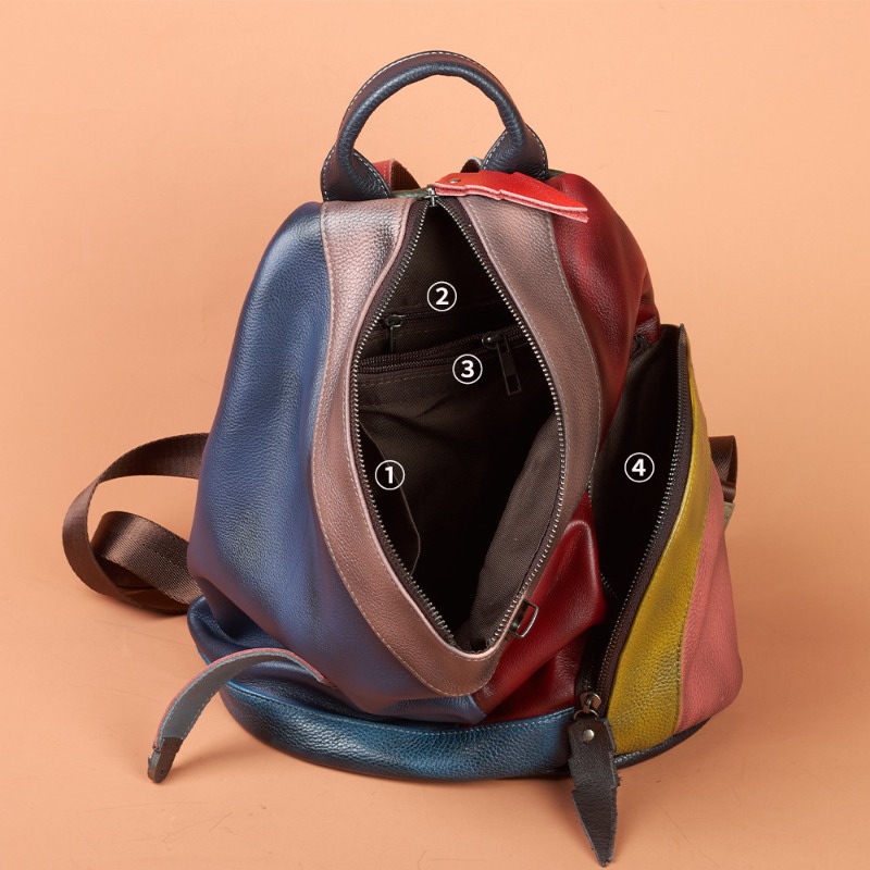 Vintage elegante werkrugzak vo - Leather Work Womens Backpack recensie en prijs