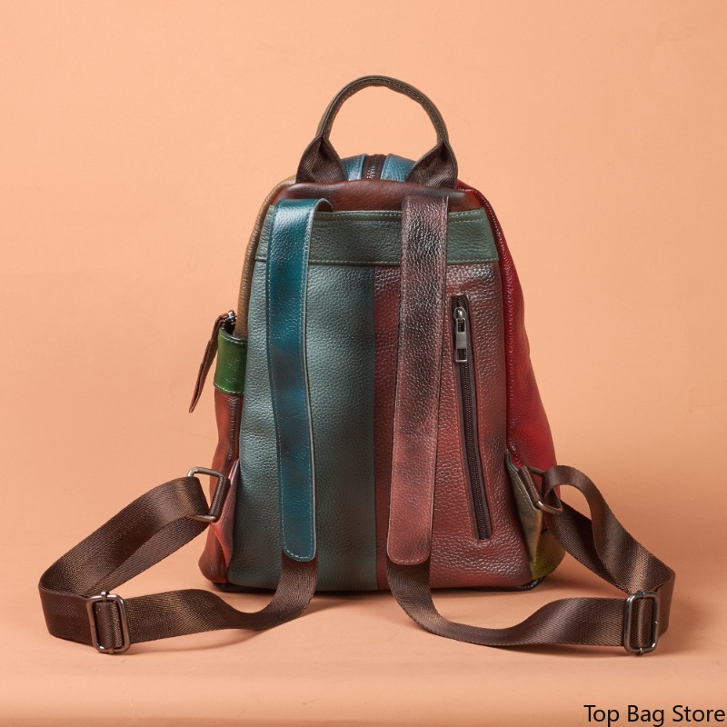 Vintage elegante werkrugzak vo - Leather Work Womens Backpack recensie en prijs