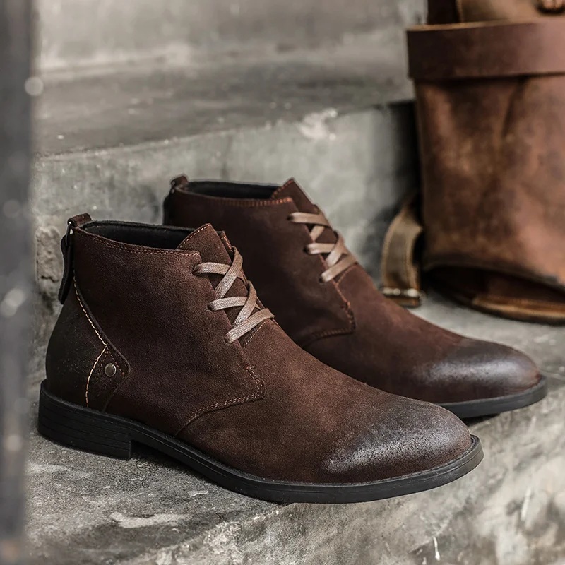 Nieuwe Koe Suede Enkellaarsjes - Leatherwork Designs recensie en prijs
