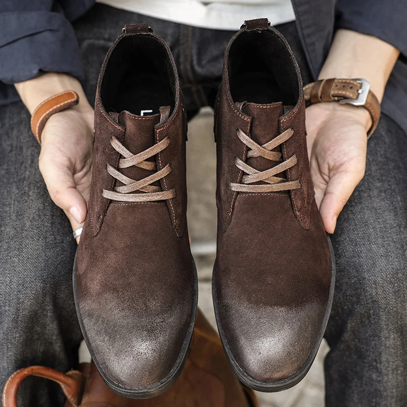 Nieuwe Koe Suede Enkellaarsjes - Leatherwork Designs recensie en prijs
