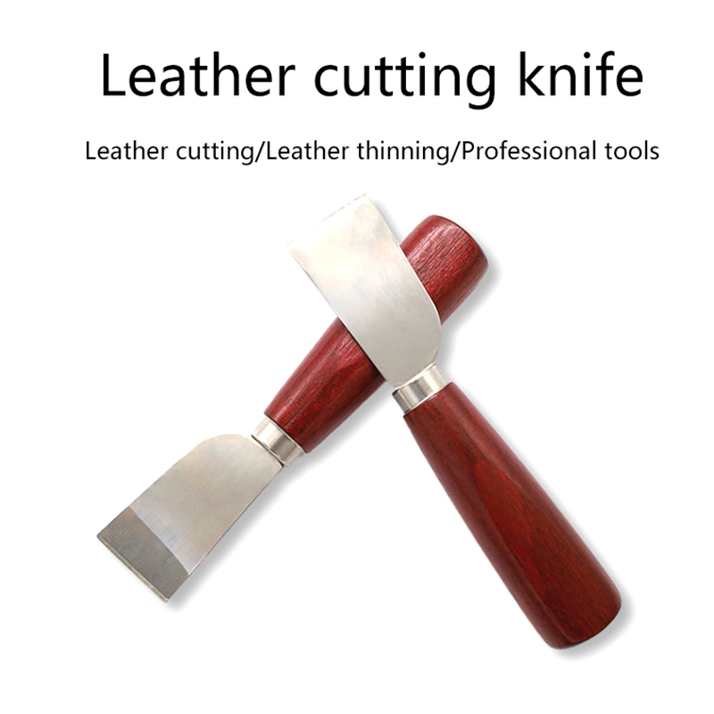 Houten handvat DIY Leathercraf - Leatherwork Knife recensie en prijs