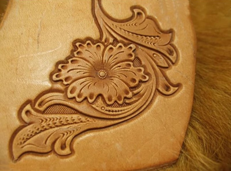 Lederen graveer- en reliëfstem - Leatherwork Flowers recensie en prijs