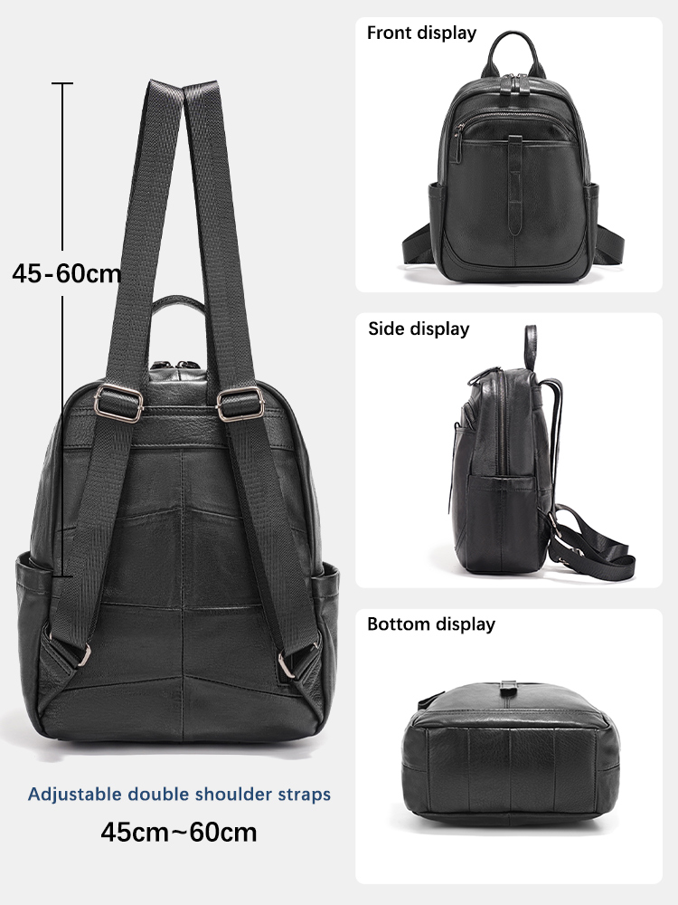 Zency damesrugzak van echt lee - Leather Work Womens Backpack recensie en prijs