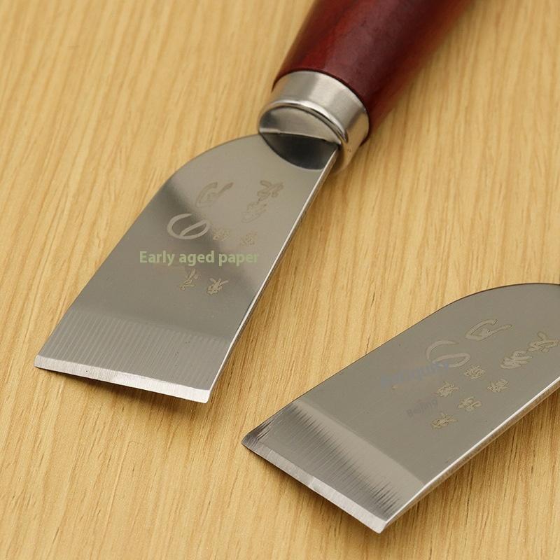 【Nieuw】 Leren snijmes met hout - Leatherwork Knife recensie en prijs