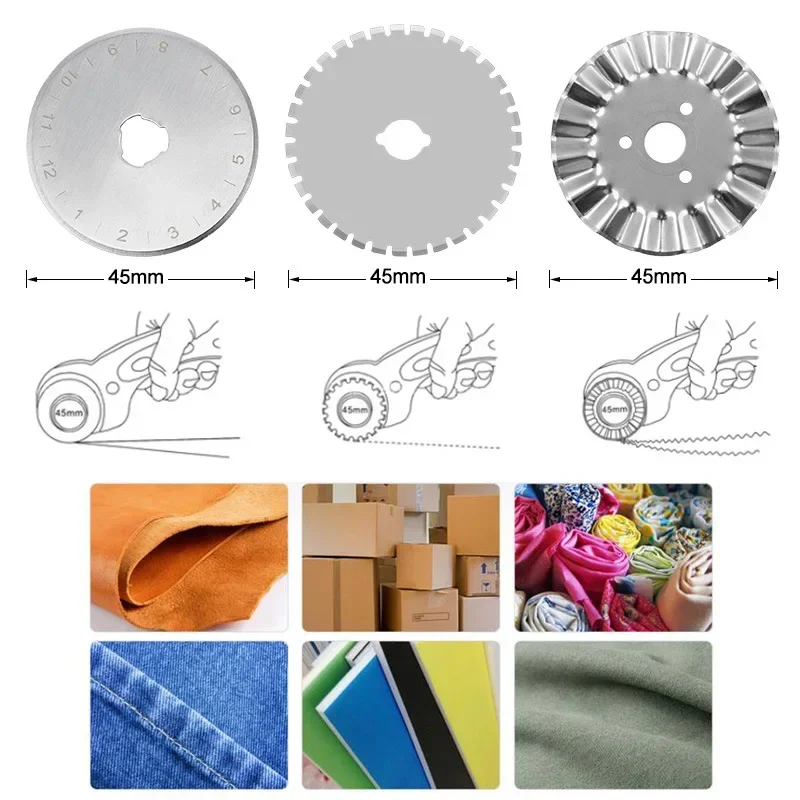 45MM Roller Wheel Mes Doek Sni - Leatherwork Knife recensie en prijs