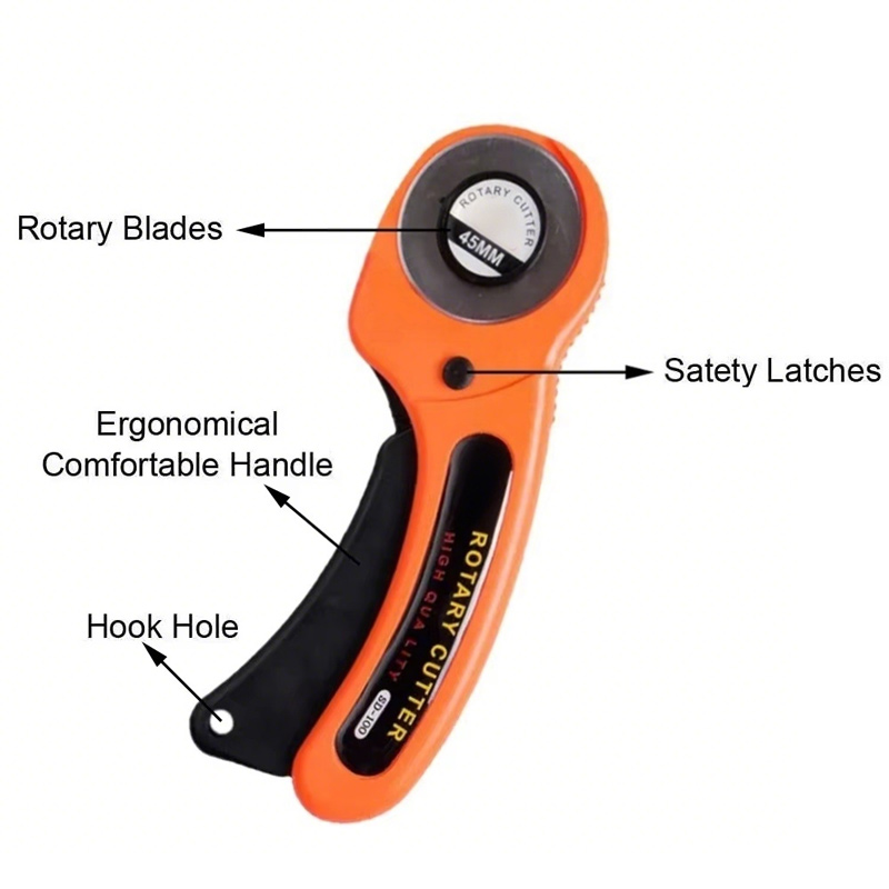 45MM Roller Wheel Mes Doek Sni - Leatherwork Knife recensie en prijs