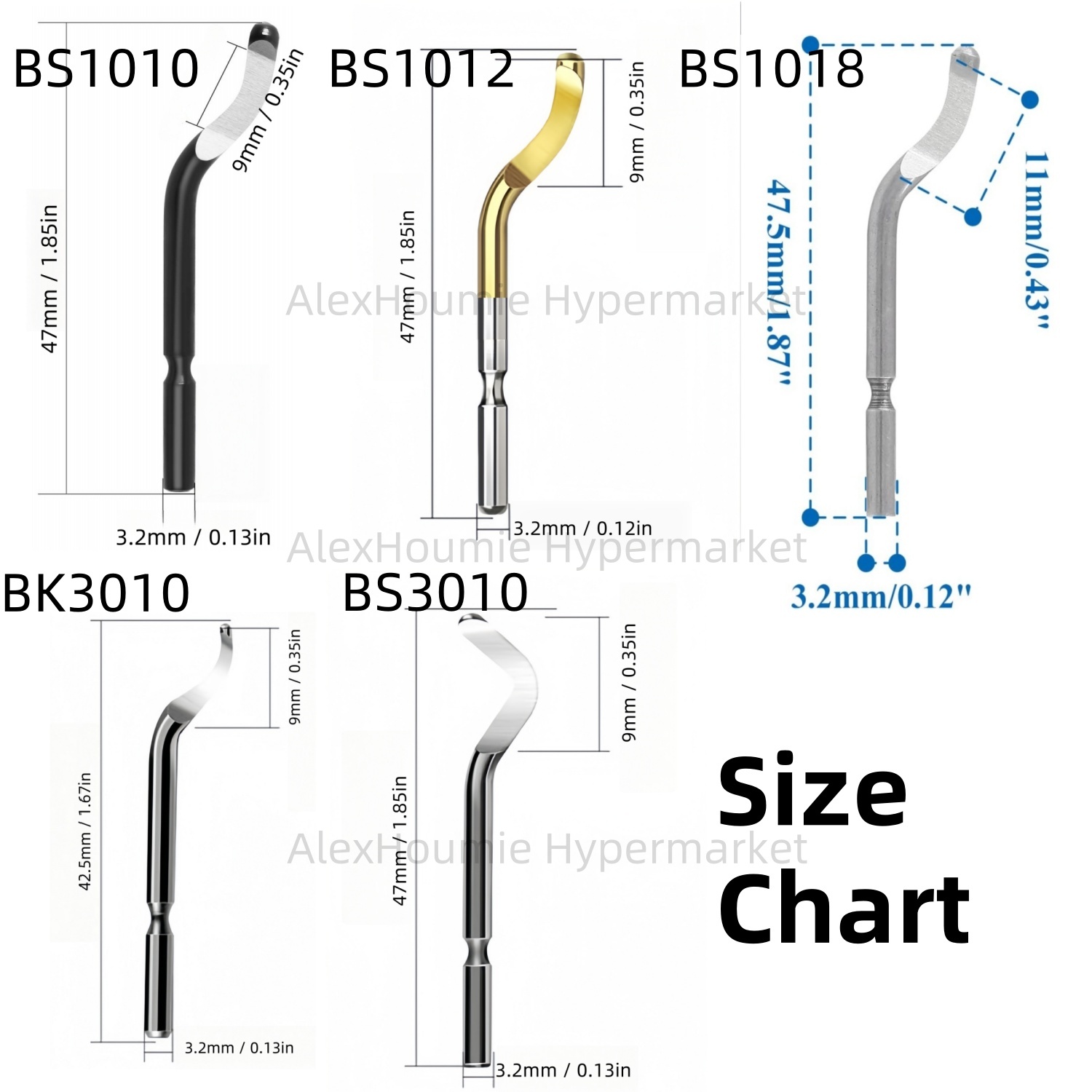 10 STKS Hoge Snelheid Draaibar - Swivel Knife Tool recensie en prijs
