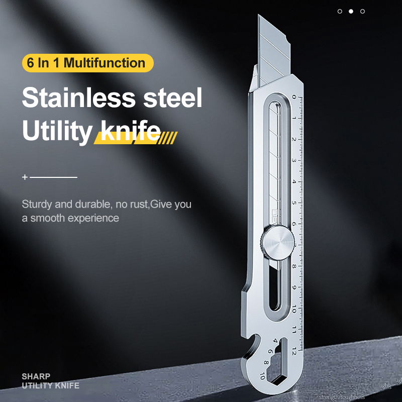 15,3 cm 6-in-1 universeel mes  - Swivel Knife Tool recensie en prijs
