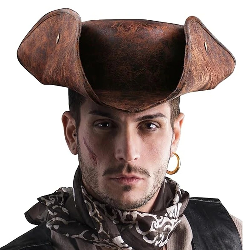 Kunstleer Piratenhoed Vintage  - Leather Work Hat recensie en prijs
