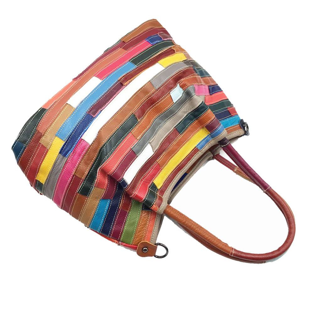 Oversized dameshandtas van ech - Leatherwork Flowers recensie en prijs