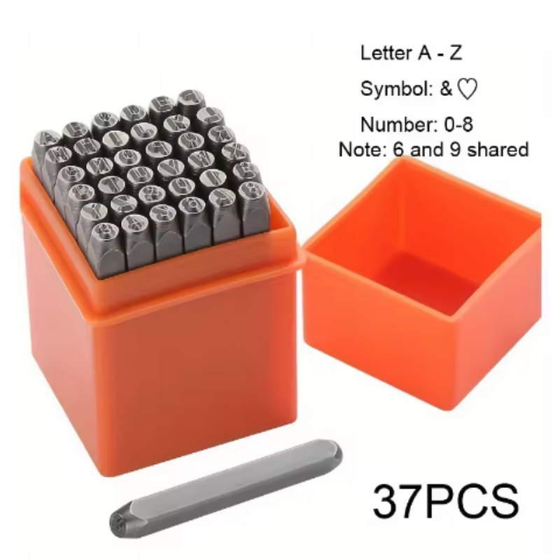 37-delige 3mm Nummer- & Letter - Leatherwork Art recensie en prijs