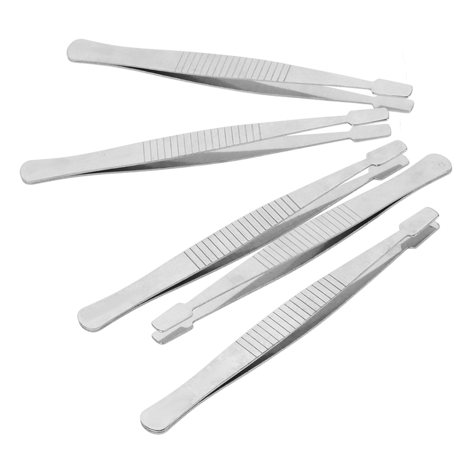 5 stuks pincetten met brede pu - Leatherwork Hobby recensie en prijs