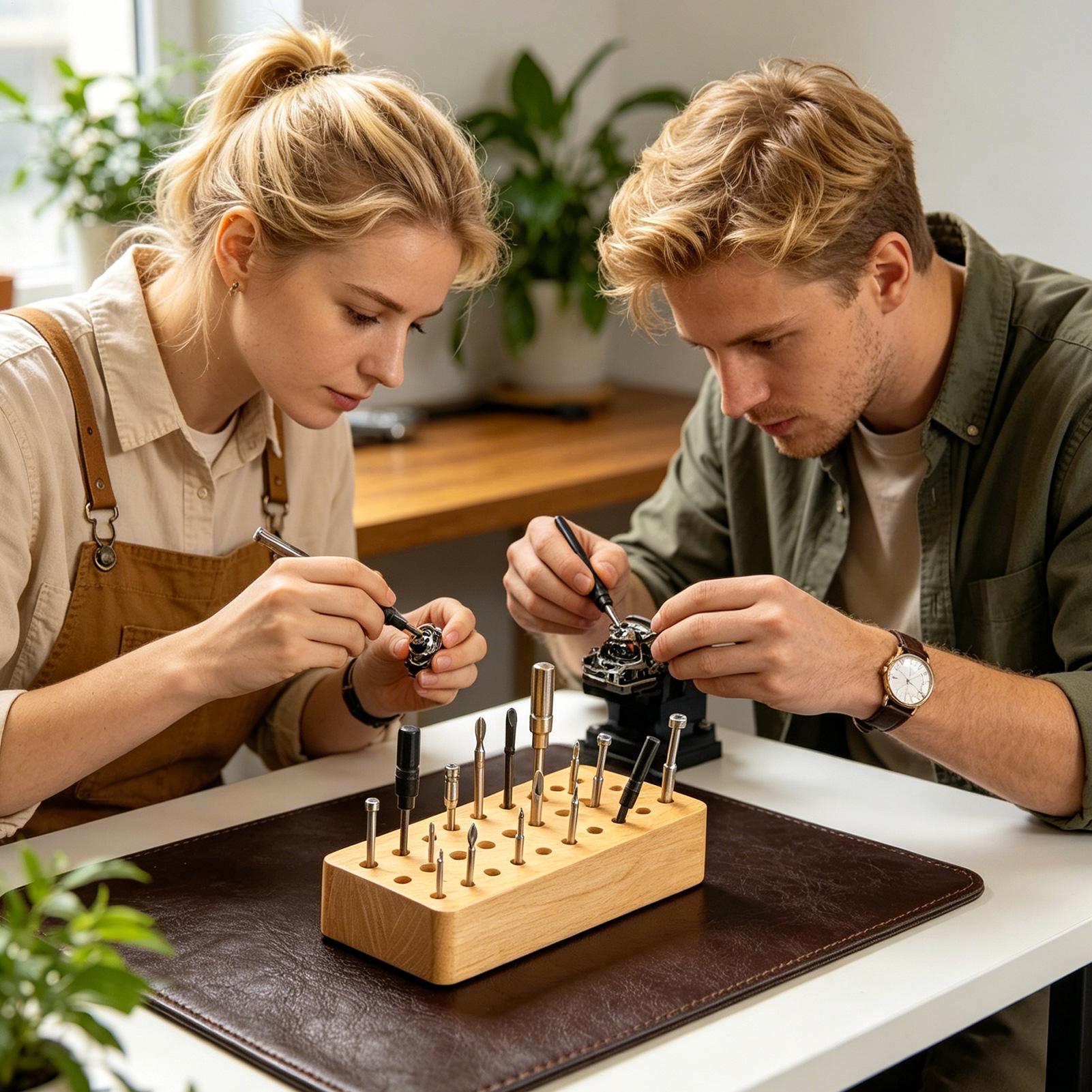 Punch- en beitelhouder 30-gaat - Leatherwork Hobby recensie en prijs
