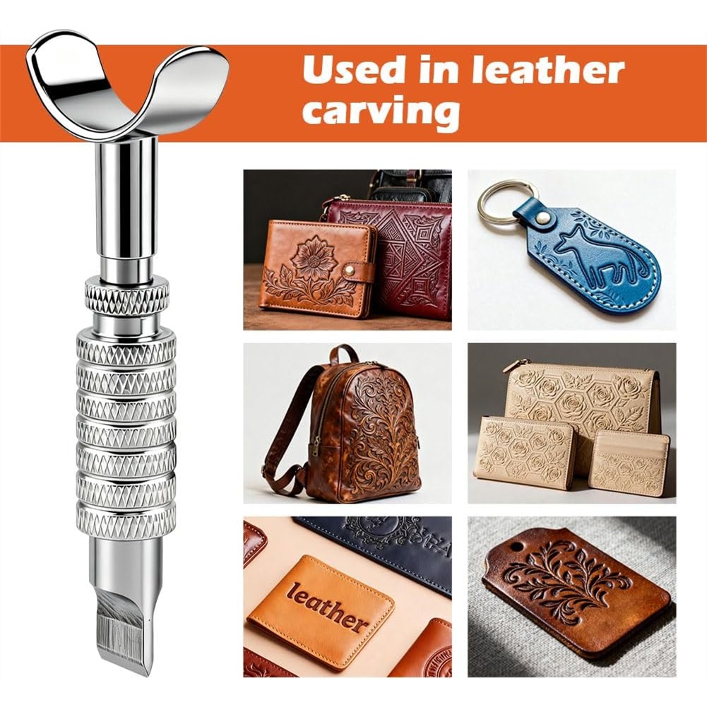Leren draaimes, verstelbaar vo - Swivel Knife Tool recensie en prijs