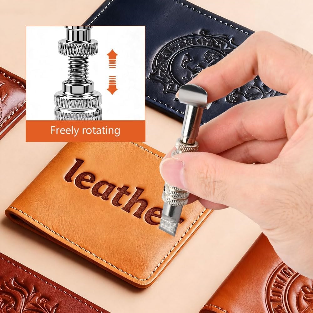 Leren draaimes, verstelbaar vo - Swivel Knife Tool recensie en prijs