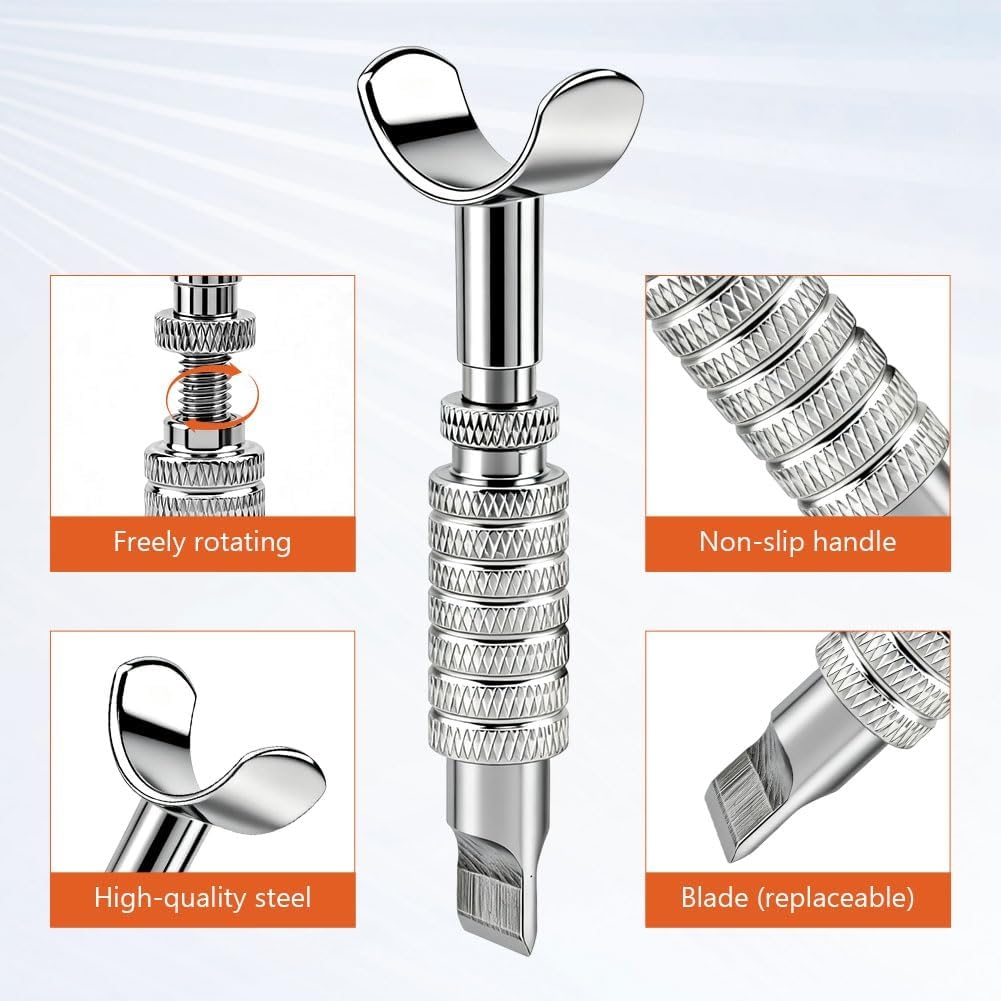 Leren draaimes, verstelbaar vo - Swivel Knife Tool recensie en prijs