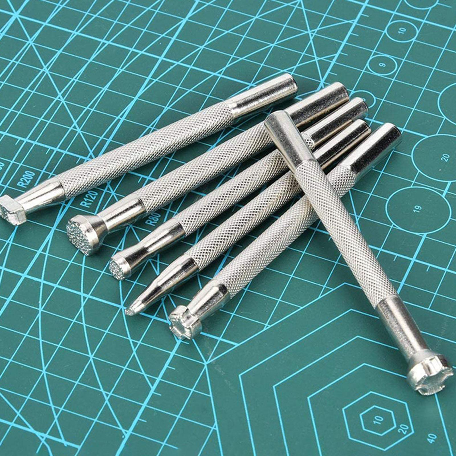 6 stuks lederen stempelgereeds - Leatherwork Art recensie en prijs