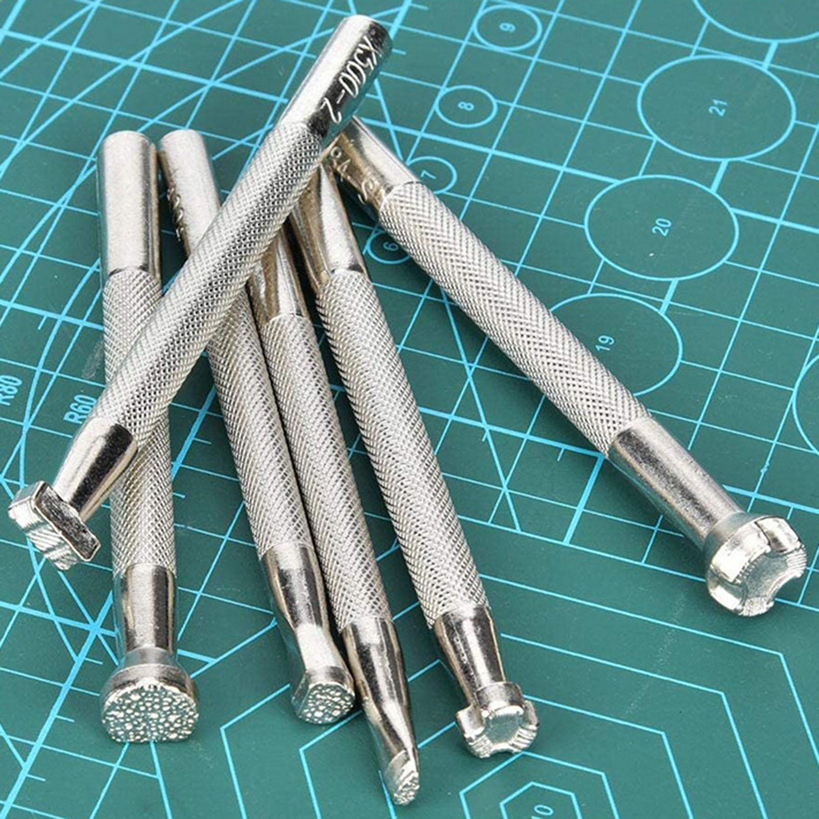 6 stuks lederen stempelgereeds - Leatherwork Art recensie en prijs