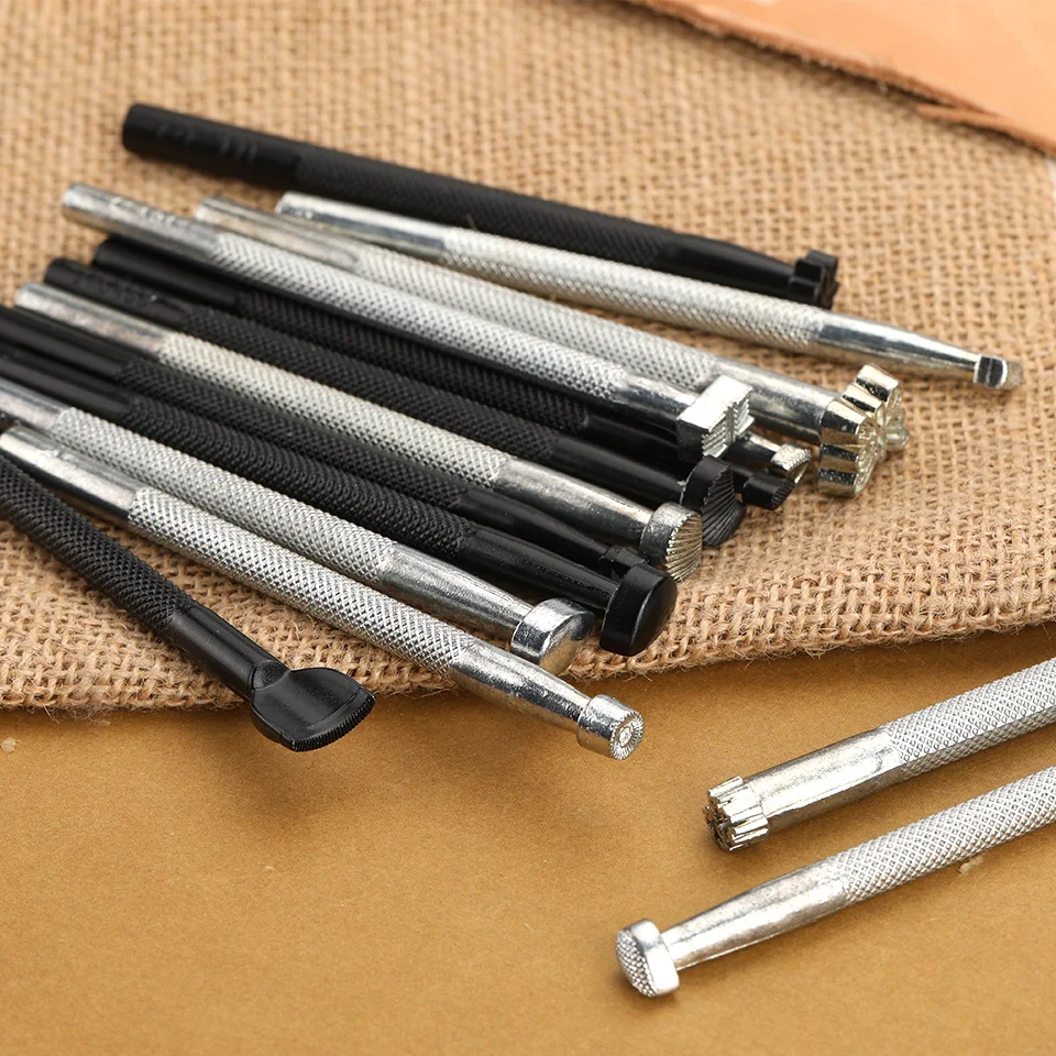 6/20 stuks Metaal Leer Werken  - Leatherwork Craft recensie en prijs