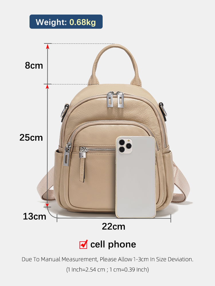 Zency lederen kleine rugzak kn - Leather Work Womens Backpack recensie en prijs