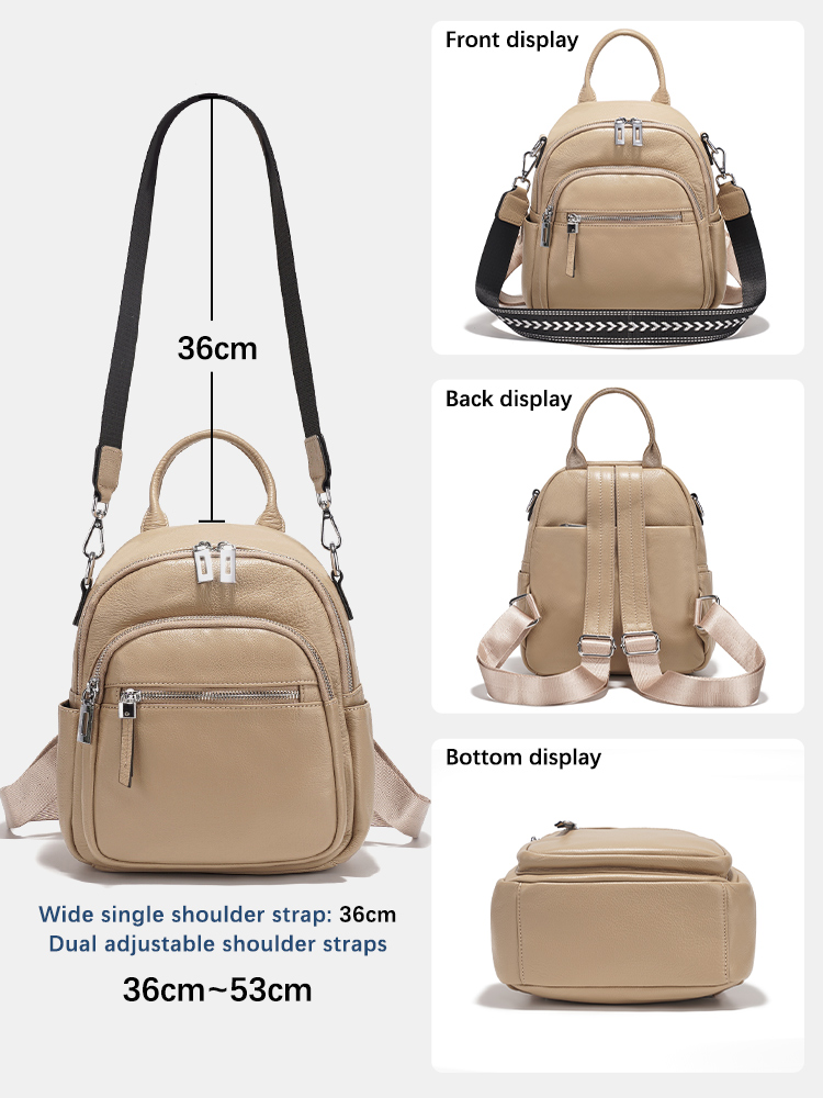 Zency lederen kleine rugzak kn - Leather Work Womens Backpack recensie en prijs
