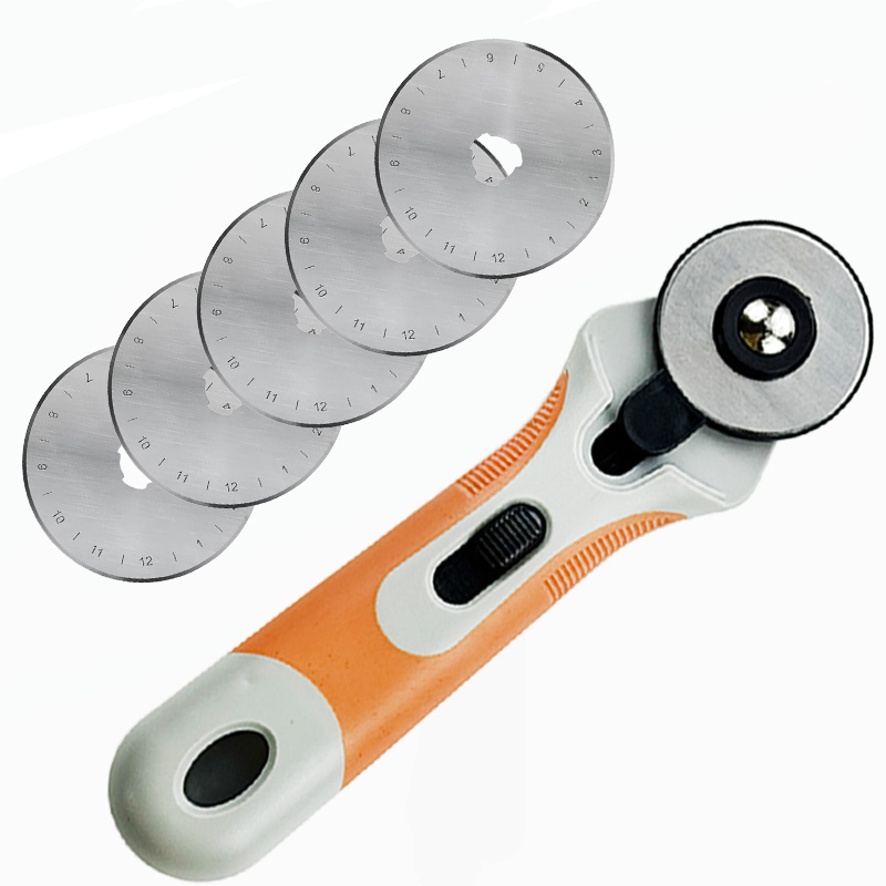 45 mm roterende snijder, rolme - Leatherwork Knife recensie en prijs