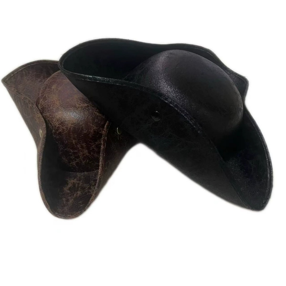 Zonnehoeden Kunstleer Piratenh - Leather Work Hat recensie en prijs