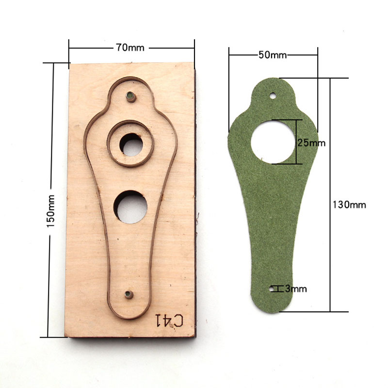 Lederen ambachtelijke sterft g - Leatherwork Knife recensie en prijs