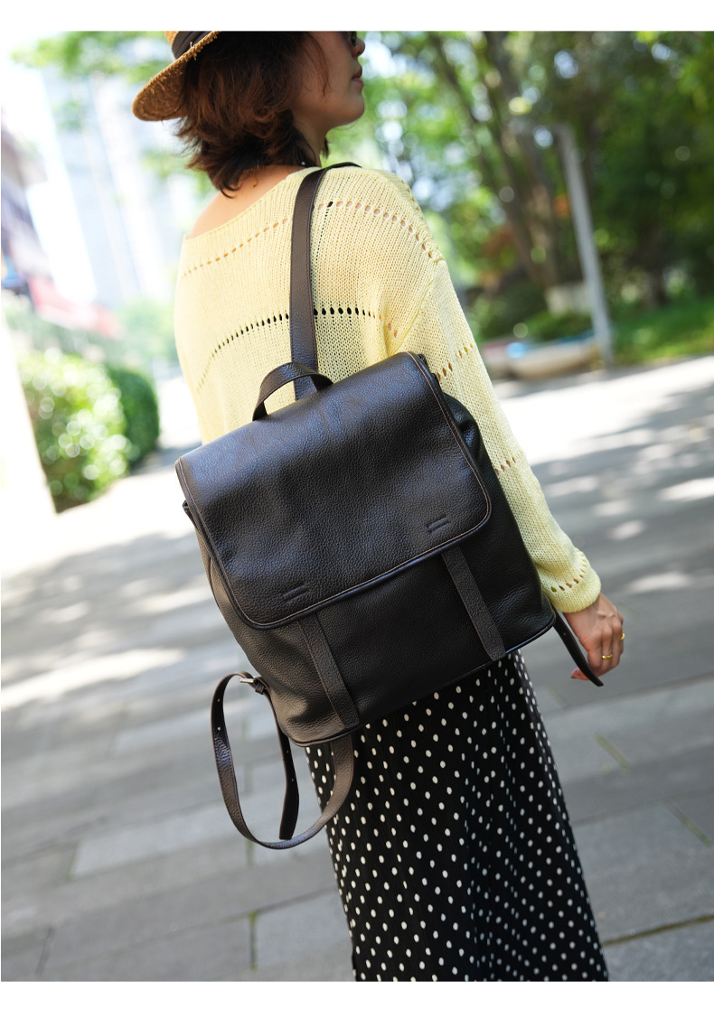 Dames rugzak van volnerfleer m - Leather Work Womens Backpack recensie en prijs