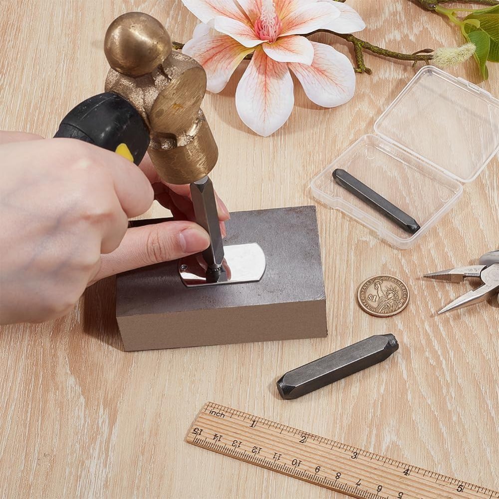 3 stuks metalen punch-stempel  - Leatherwork Art recensie en prijs