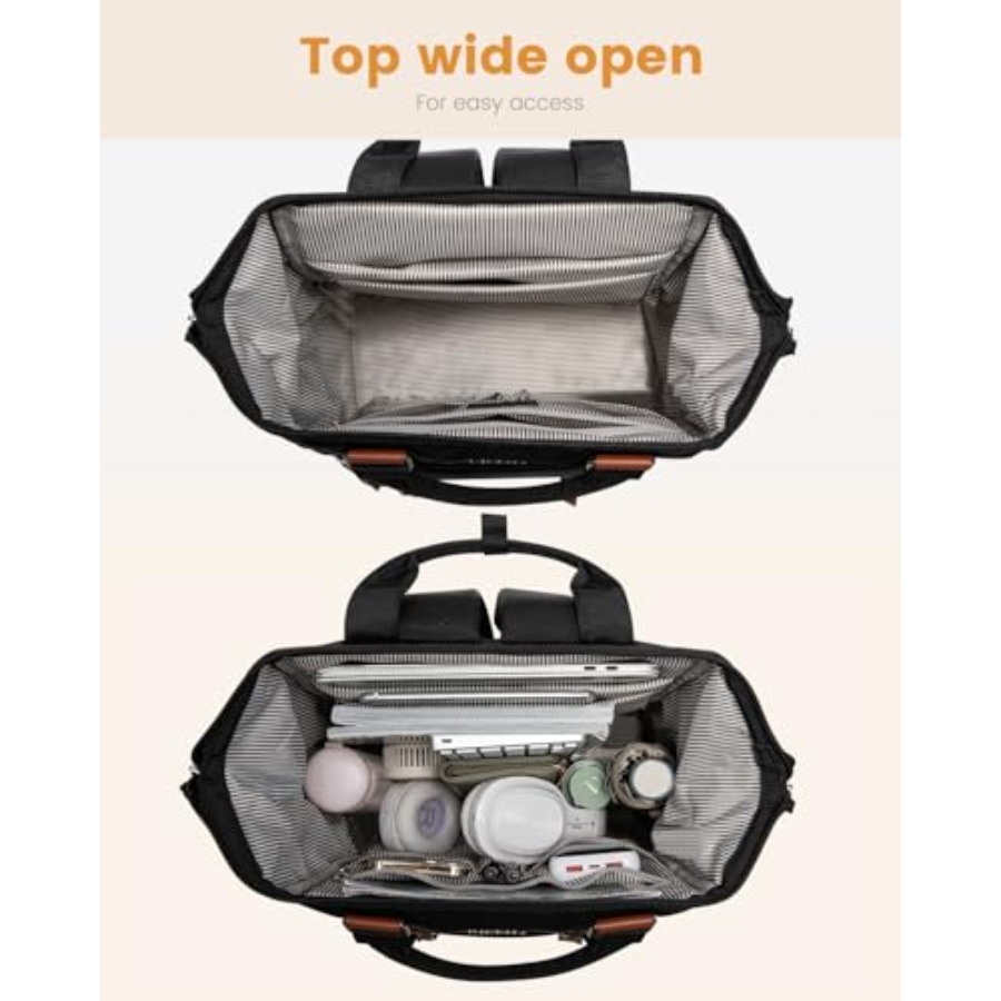 Laptoprugzak voor dames, lapto - Leather Work Womens Backpack recensie en prijs